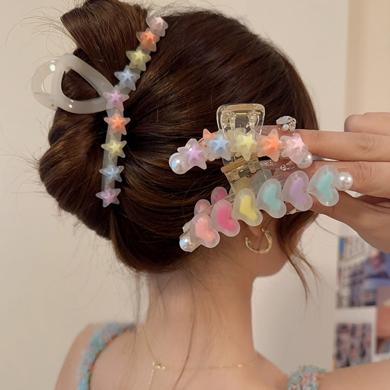 Love Star Hair Clip - Fashionable Simple Accessory - Image #0